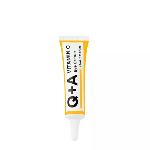 Q+A - Vitamin C Eye Cream - Rozświetlający Krem pod Oczy z Witaminą C - 15ml - OUTLET