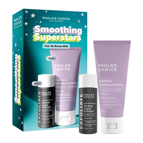 Paula's Choice - Smoothing Superstars - Zestaw Kosmetyków Wygładzających do Twarzy i Ciała - 30ml + 60ml