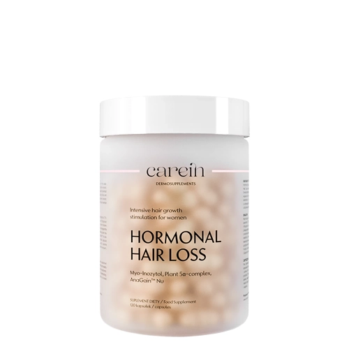 Carein - Hormonal Hair Loss - Dermosuplement - Utrata Włosów o Podłożu Hormonalnym - 120kaps