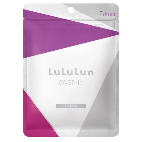 LuLuLun - Over 45 Clear Sheet Mask - Zestaw Rozświetlających Masek w Płachcie - 7szt 