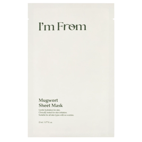 I'm From - Mugwort Sheet Mask - Kojąca Maska w Płachcie z Ekstraktem z Bylicy - 1szt/23ml