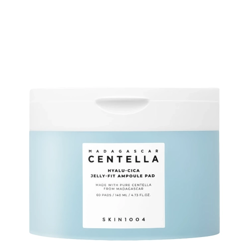 SKIN1004 - Madagascar Centella Hyalu-Cica Jelly-Fit Ampoule Pad - Nawilżające Płatki do Twarzy - 60szt.