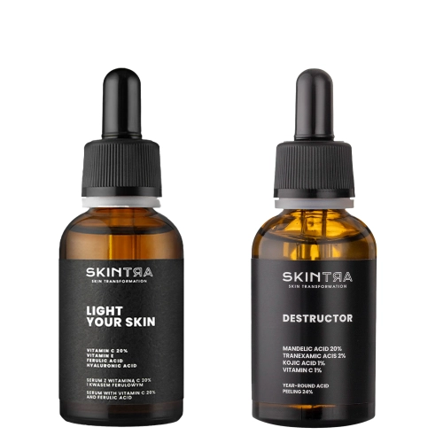 Zestaw - SkinTra Vitamin C & Peel Duo - 30ml + 30ml