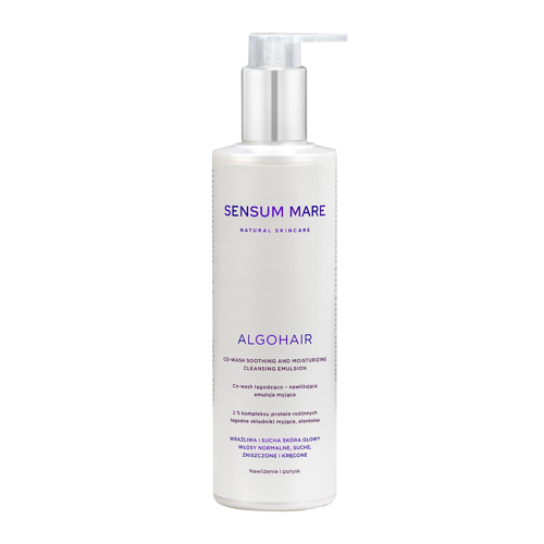 Sensum Mare - Algohair - Co-Wash Soothing and Moisturizing Cleansing Emulsion - Łagodząco - Nawilżająca Emulsja Myjąca - 250ml OUTLET