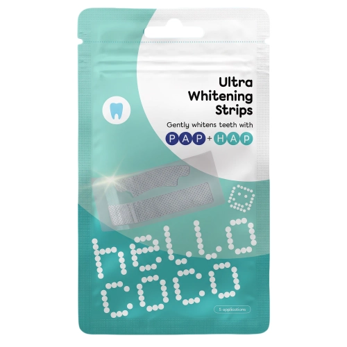 hello coco - Ultra Whitening Strips PAP - Paski Wybielające z PAP - 10szt