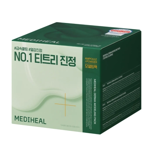 Mediheal - Derma Modeling Pack Teatree Calming 2 Step - Kojący Zestaw do Pielęgnacji Twarzy - 28g + 2ml