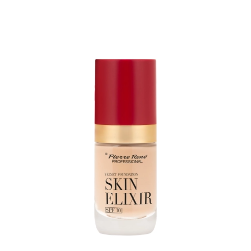 Pierre Rene - Skin Elixir SPF30 Velvet Foundation - Długotrwały Podkład do Twarzy - 03 - 25ml