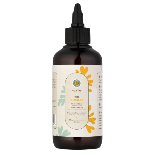 HairTry - Vin Glosser - Nabłyszczająco - Wygładzająca Płukanka do Włosów z Octem - 200ml