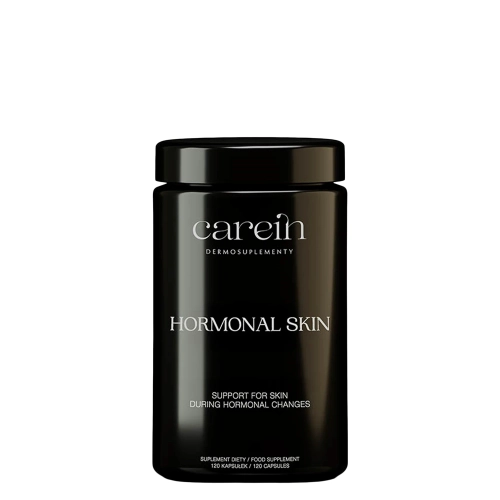 Carein - Hormonal Skin - Dermosuplement - Gładka Skóra bez Niedoskonałości - 120kaps