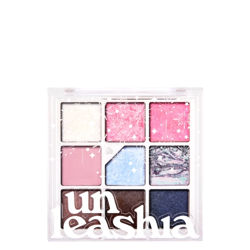 Unleashia - Glitterpedia Eye Palette - Paleta Wegańskich Cieni do Powiek - 8 All of Dancing Swan - 6,6g