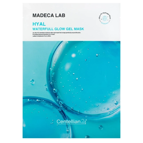 Centellian24 - Hyal Waterfull Glow Gel Mask - Nawilżająca Maska Żelowa do Twarzy - 22ml