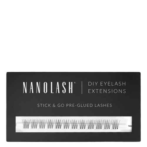 Nanolash - Stick & Go Pre-Glued Lashes - Kępki Rzęs z Klejem - Innocent - 1 opak.