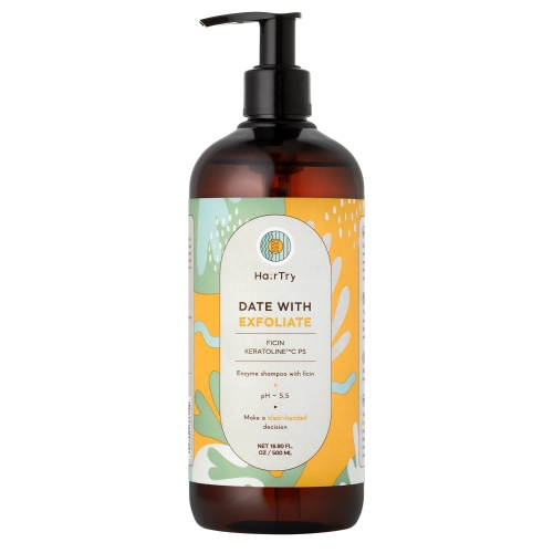 HairTry - Date With Exfoliate - Szampon Enzymatyczny - 500ml 