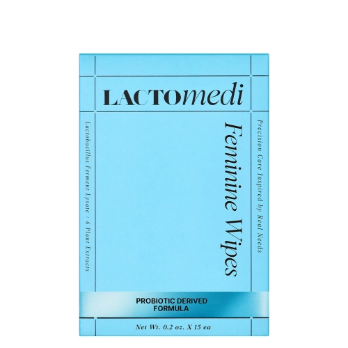 Lactomedi - Feminine Wipes - Chusteczki do Higieny Intymnej - 15x6g