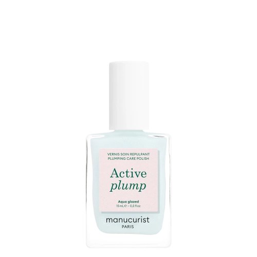 Manucurist - Active - Active Plump - Pielęgnujący Lakier 2w1 - Aqua Glazed - 15ml