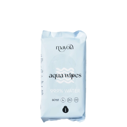 Mayola - Aqua Wipes Step 1 - Chusteczki Wodne z Owsem - 60szt