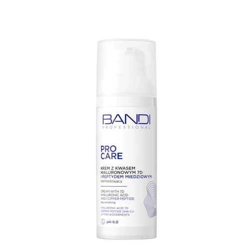 Bandi - Pro Care - Krem z Kwasem Hialuronowym 7D i Peptydem Miedziowym - 50ml
