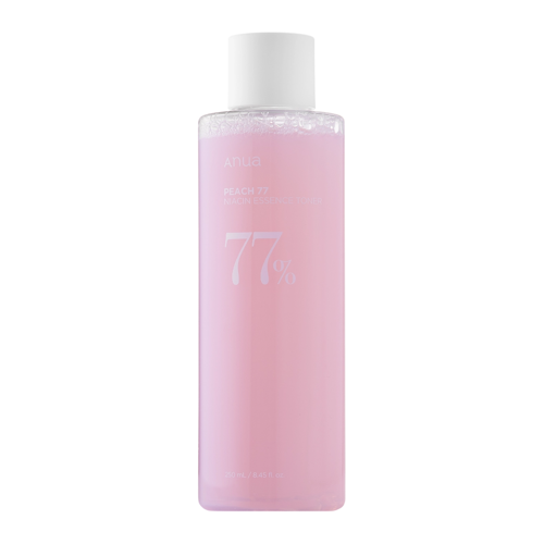 Anua - Peach 77% Niacin Essence Toner - Nawilżający Tonik-Esencja z 77% Ekstraktem z Brzoskwini - 250ml - OUTLET