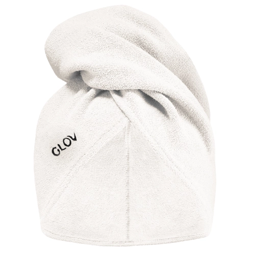 Glov - Ultra–Absorbent Hair Towel Wrap - Ultra Chłonny Turban do Włosów - White - 1szt