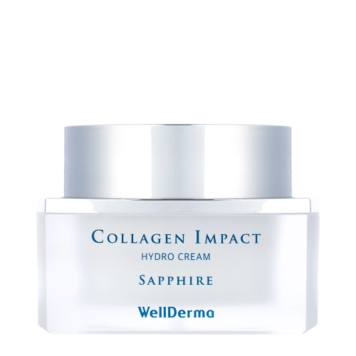 WellDerma - Sapphire Collagen Impact Hydro Cream - Nawilżający Krem do Twarzy - 50ml