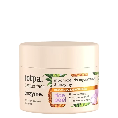 Tołpa - Dermo Face Enzyme - Mochi - Rice Peel - Żel do Mycia Twarzy 3 Enzymy - 110g