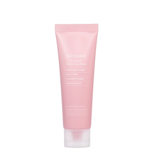 Mixsoon - Collagen Glass Skin Mask - Maska do Twarzy z Kolagenem z Efektem Glass Skin - 80ml