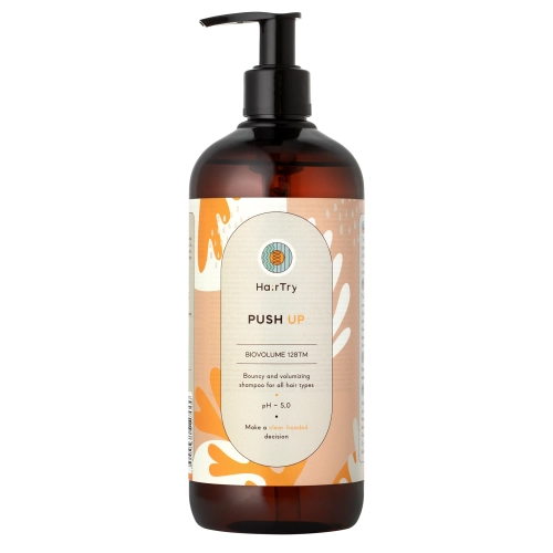 HairTry - Push Up - Szampon dodający sprężystości i objętości - 500ml
