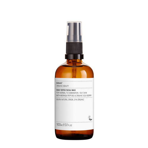 Evolve Organic Beauty - Daily Detox Facial Wash - Delikatny Codzienny Płyn do Mycia Twarzy - 100ml OUTLET