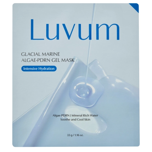 Luvum - Glacial Marine Algae-PDRN Gel Mask - Kojąca Maska Hydrożelowa z PDRN -  1szt/33g