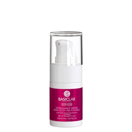 BasicLab - Stymulujące Serum Pod Oczy i na Powieki z Adapinoidem - 15ml