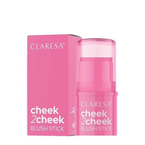 Claresa - Cheek 2 Cheek - Róż w Sztyfcie - 01 Candy Pink - 6g