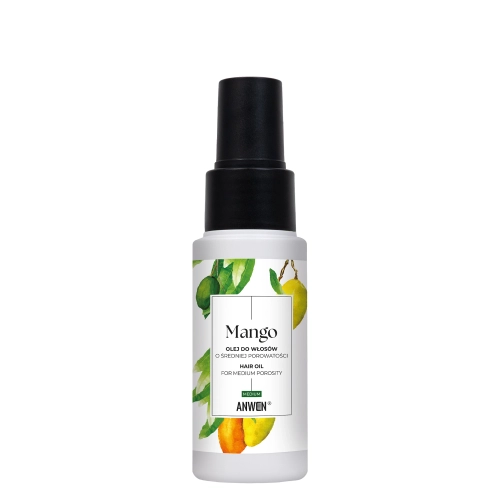 Anwen - Olej Mango - Olej do Włosów Średnioporowatych - 50ml