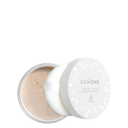 Lumene - Sheer Finish Loose Powder - Transparentny Puder - Sypki - 8g