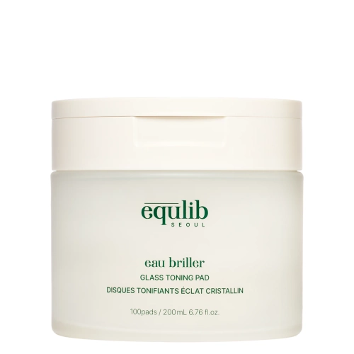 Equlib - Eau Briller Glass Toning Pad - Nawilżające Płatki do Twarzy - 100szt/200ml
