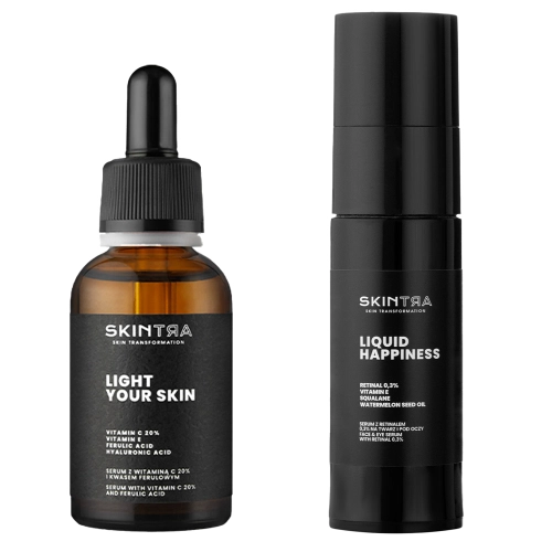SkinTra - Zestaw Anti-Aging Glow Set - 30 ml + 30 ml