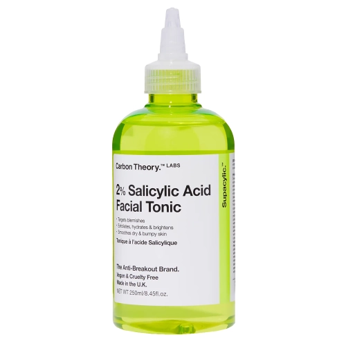 Carbon Theory - Supacylic 2% Facial Tonic - Tonik do Twarzy z Kwasem Salicylowym - 250ml