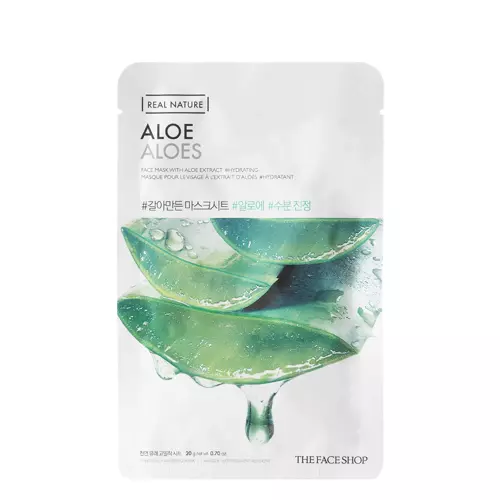 The Face Shop - Natural Mask - Aloe Vera - Maska w Płachcie z Aloesem - 20g