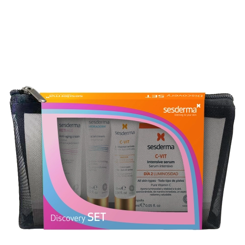 Sesderma - Discovery Set - Zestaw Bestsellerów - Mini - 10ml+10ml+15ml+1,5ml+1,5ml