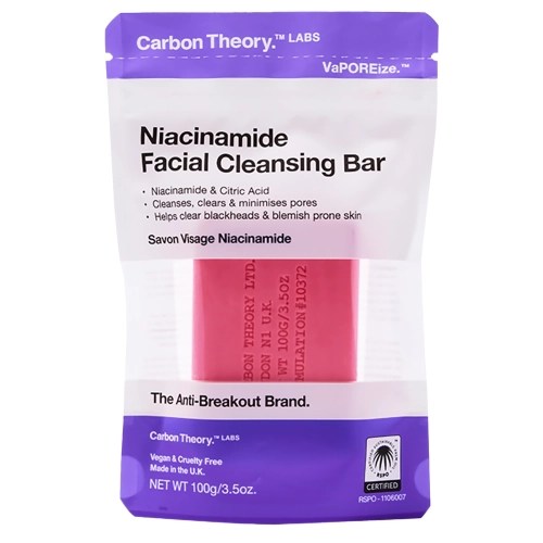 Carbon Theory - VaPOREize Cleansing Bar - Oczyszczające Mydło z Niacynamidem - 100g