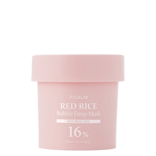P.Calm - Red Rice Bubble Deep Mask - Kojąco-Oczyszczająca Maska Bąbelkowa - 90g