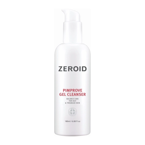 ZEROID - Pimprove Gel Cleanser - Oczyszczający Żel do Twarzy z Kwasem Salicylowym - 180ml