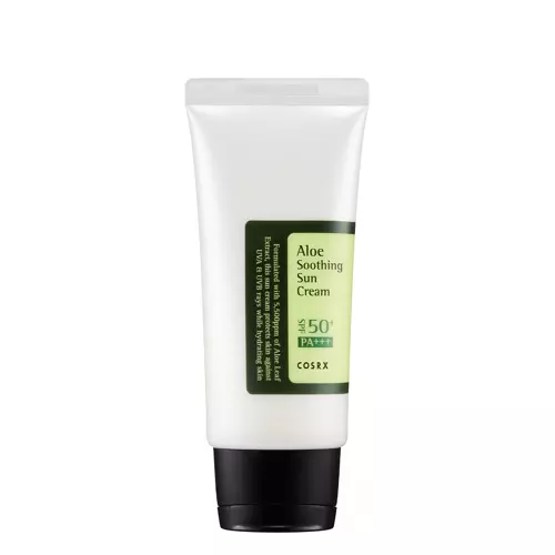 COSRX - Aloe Soothing Sun Cream SPF50+/PA+++ - Nawilżający Krem z Filtrem Przeciwsłonecznym - 50ml OUTLET