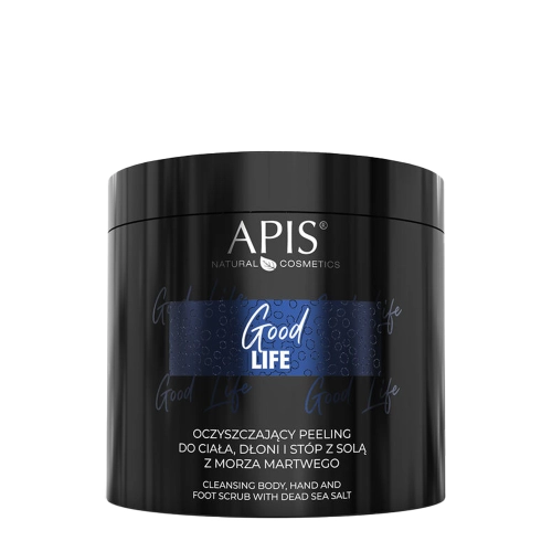 Apis - Good Life - Oczyszczający Peeling do Ciała, Dłoni i Stóp z Solą z Morza Martwego - 700g