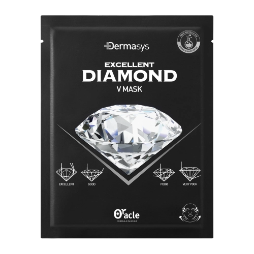 Dr.Oracle - DERMASYS Diamond V Mask - Liftingująca Maska do Twarzy i Podbródka z Pyłem Diamentowym - 1szt/35g