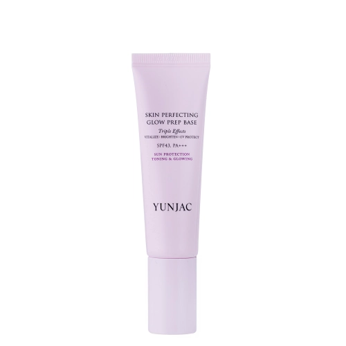 YUNJAC - Skin Perfecting Glow Prep Base SPF 43 PA+++ - Rozświetlająca Baza pod Makijaż z Filtrem - 30ml