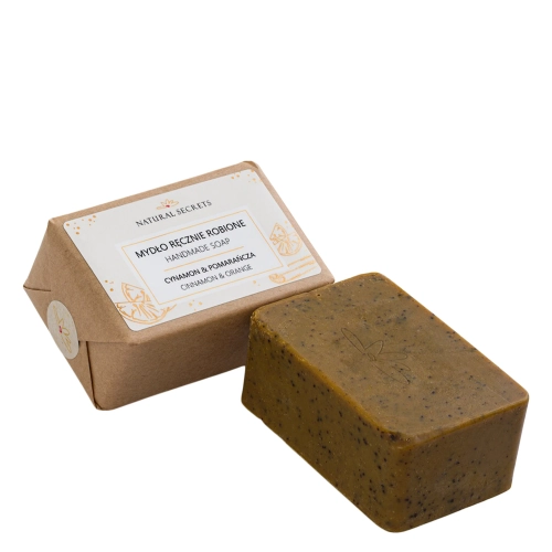 Natural Secrets - Mydło CYNAMON & POMARAŃCZA - 100g