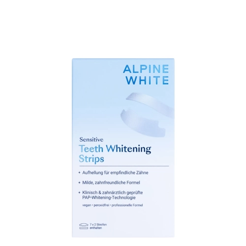 Alpine White - Whitening Strips Sensitive - Paski Wybielające - 14szt