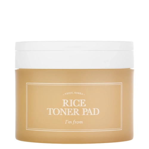 I'm From - Rice Toner Pad - Nawilżająco-Rozjaśniające Płatki do Twarzy - 60szt