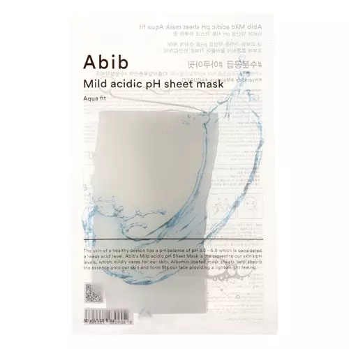 Abib - Mild Acidic pH Sheet Mask Aqua Fit - Delikatna Maska w Płachcie - 30ml