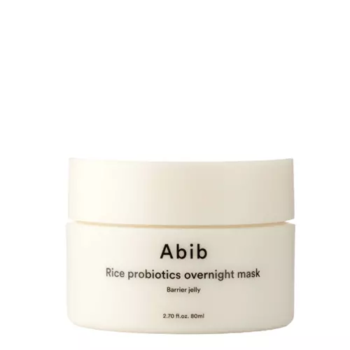Abib - Rice Probiotics Overnight Mask Barrier Jelly - Maska na Noc z Probiotykami Ryżowymi - 80ml